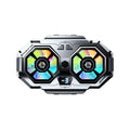 Cooler telefon cu turbină dublă, LED, RGB, gri – Techsuit SL22 – imagine 1
