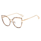 Ochelari lumină albastră femei, butterfly leopard – Techsuit F95597 – Leopard maro – imagine 2