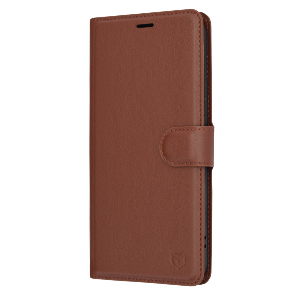 Husă portofel Techsuit Leather Folio Galaxy A54 5G – Maro – imagine 4