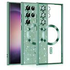 Husă Techsuit Luxury Glitter MagSafe Galaxy S23 Ultra – Verde deschis – imagine 8
