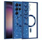 Husă Techsuit Luxury Glitter MagSafe Galaxy S23 Ultra – Albastru închis – imagine 10