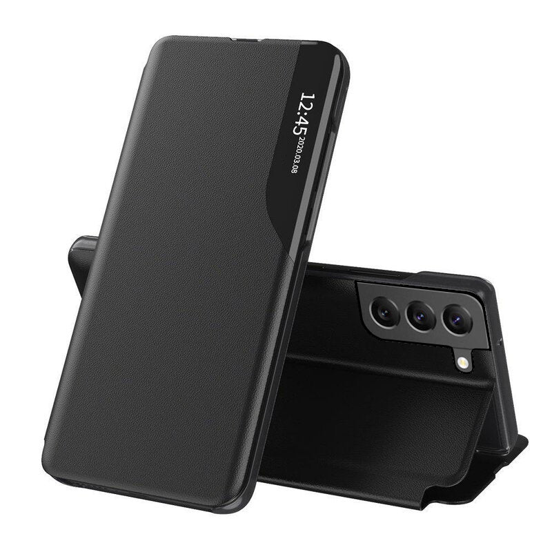 Husă flip Techsuit eFold Galaxy S22 – Negru – imagine 3