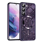 Husă Techsuit Luxury Glitter MagSafe Galaxy S21 FE – Mov închis – imagine 5
