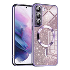 Husă Techsuit Luxury Glitter MagSafe Galaxy S21 – Mov deschis – imagine 8