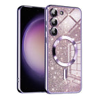 Husă Techsuit Luxury Glitter MagSafe Galaxy S23+ – Mov deschis – imagine 6