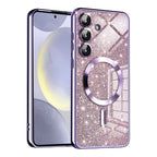 Husă Techsuit Luxury Glitter MagSafe Galaxy S24 – Mov deschis – imagine 10