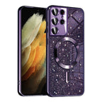 Husă Techsuit Luxury Glitter MagSafe Galaxy S21 Ultra – Mov închis – imagine 10
