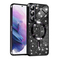 Husă Techsuit Luxury Glitter MagSafe Galaxy S22 – Negru – imagine 1