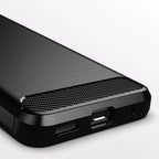 Husă Motorola Moto G60 Techsuit Carbon Silicone, negru – imagine 2
