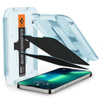 Folie de sticlă privacy Spigen Glas.tR EZ Fit pentru iPhone 13 Pro Max / 14 Plus – imagine 2