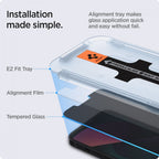Folie de sticlă privacy Spigen Glas.tR EZ Fit pentru iPhone 13 Pro Max / 14 Plus – imagine 4