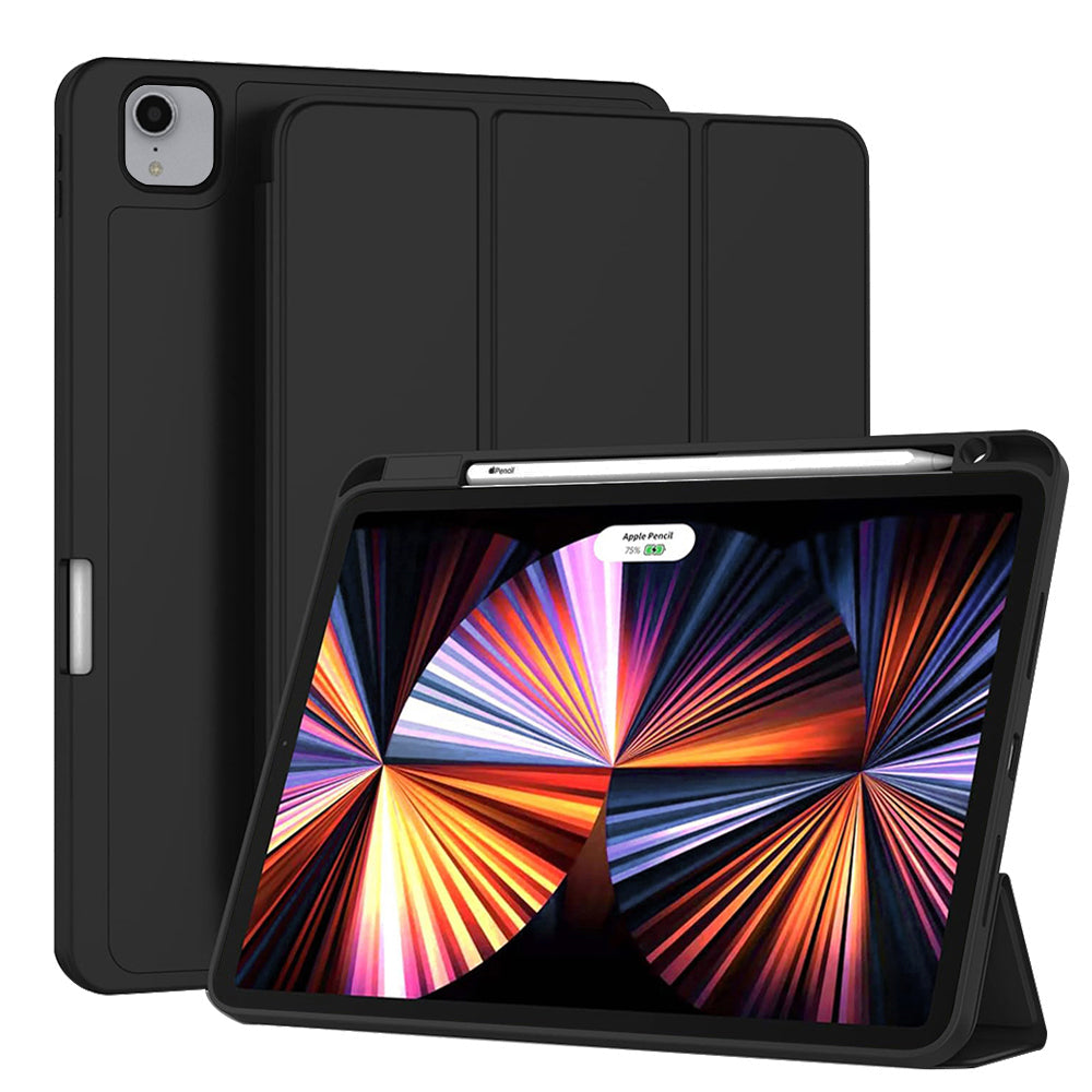 Husă iPad Pro 11 Techsuit Flex Trifold (with Pencil Holder), negru – imagine 1