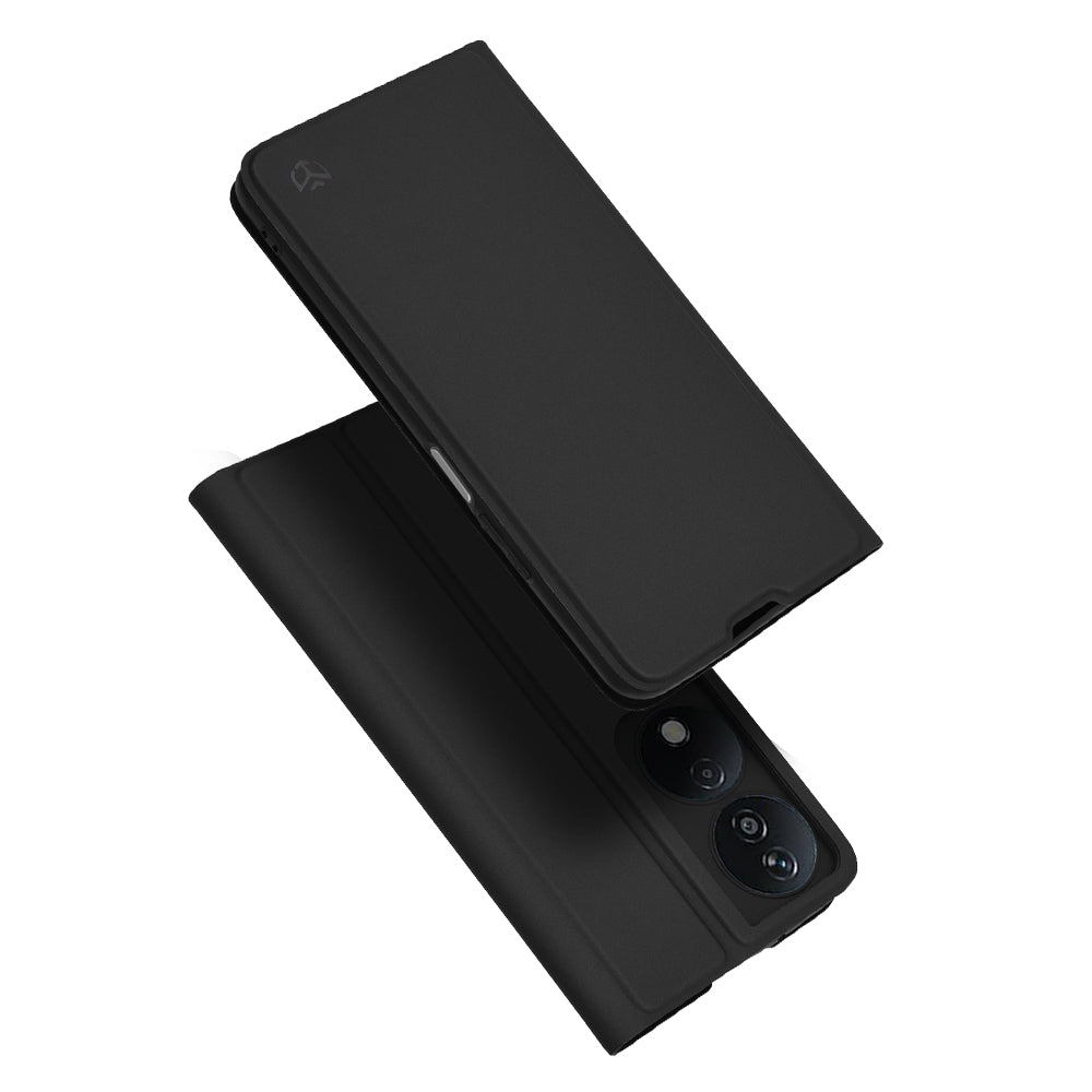 Husă Honor X7b / X7b 5G / 90 Smart flip Techsuit Magskin Book, negru – imagine 1