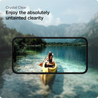 Folie de sticlă Spigen Glas.tR AlignMaster cu ramă neagră pentru iPhone 13 / 13 Pro / 14 / 16e / 17e – 2 folii – imagine 14