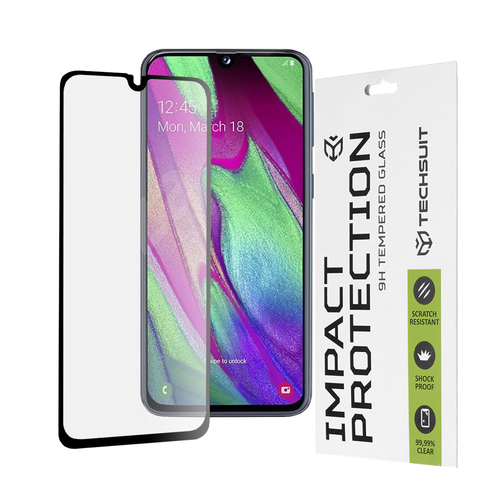 Folie sticlă Techsuit 111D Galaxy A40, full glue 9H – imagine 1