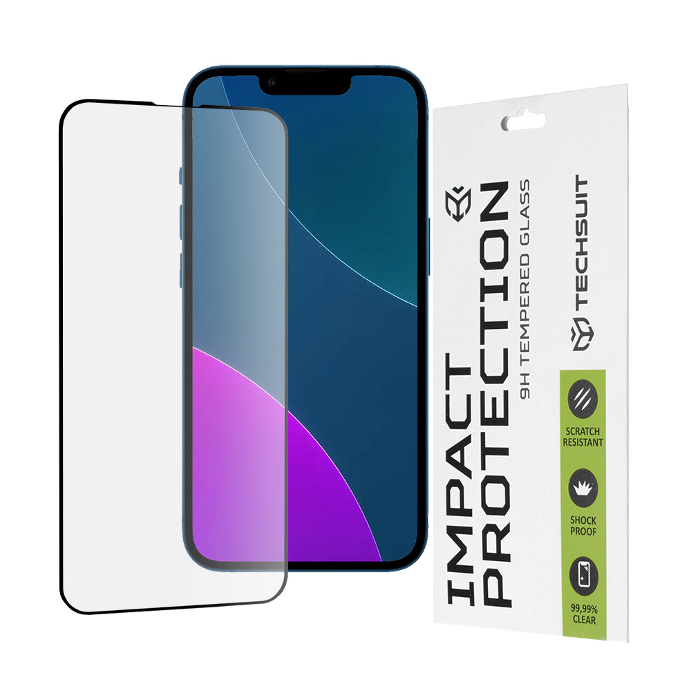 Folie sticlă Techsuit 111D iPhone 13 mini, full glue 9H – imagine 1