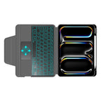 Husă iPad Pro 11 2024 cu tastatură RGB și folie – Techsuit KeyTab – imagine 2