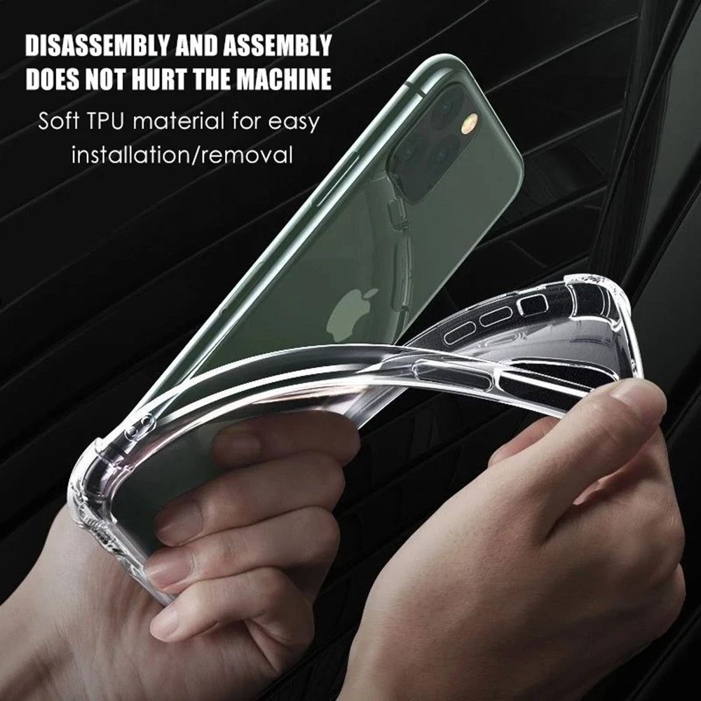 Husă transparentă Techsuit Shockproof Clear Silicone iPhone 16 Pro Max – imagine 4