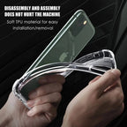 Husă transparentă Techsuit Shockproof Clear Silicone iPhone 16 Pro Max – imagine 4