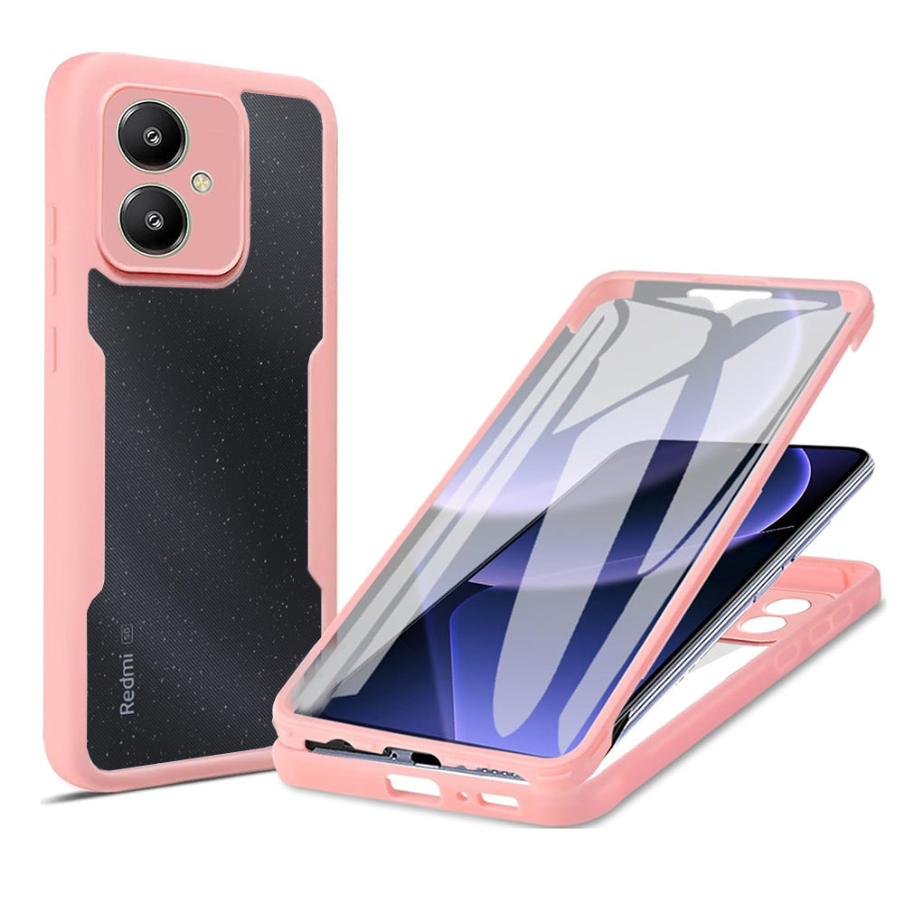 Husă Xiaomi Redmi 13C 5G 360 Techsuit ColorVerse, roz – imagine 1