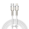 Cablu Baseus Cafule Metal USB-C la Lightning 20W, 2 m – imagine 1