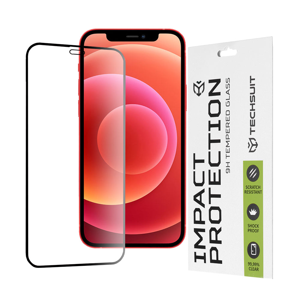 Folie sticlă Techsuit 111D iPhone 12 mini, full glue 9H – imagine 1