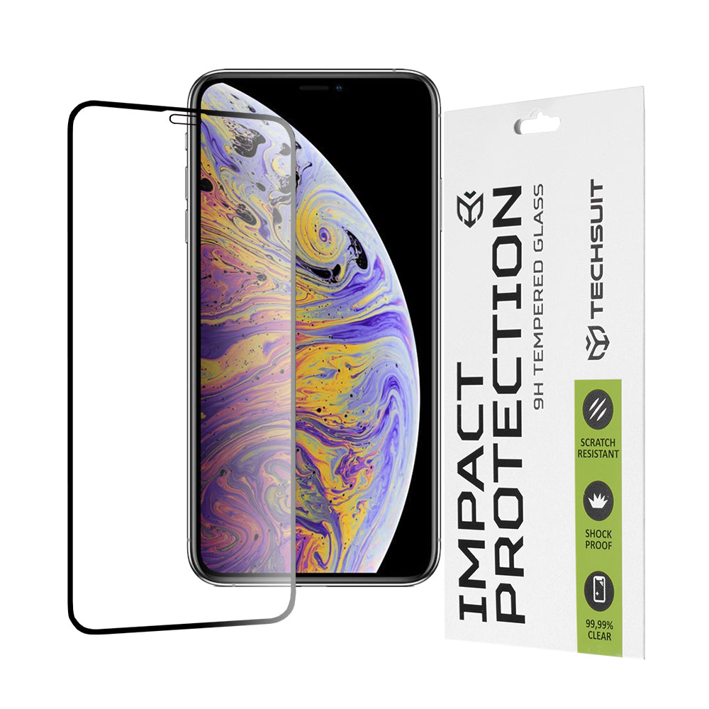 Folie sticlă Techsuit 111D iPhone XS Max / 11 Pro Max, full glue 9H – imagine 1