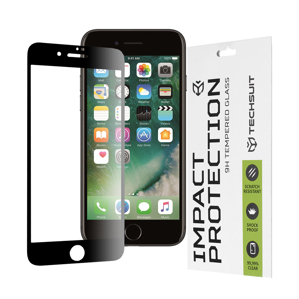 Folie sticlă Techsuit 111D iPhone 7 Plus / 8 Plus, full glue 9H – imagine 1