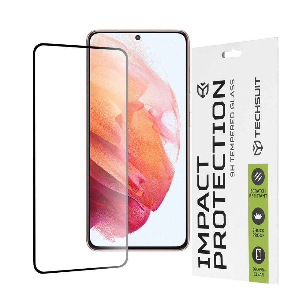 Folie sticlă Techsuit 111D Galaxy S21, full glue 9H – imagine 1