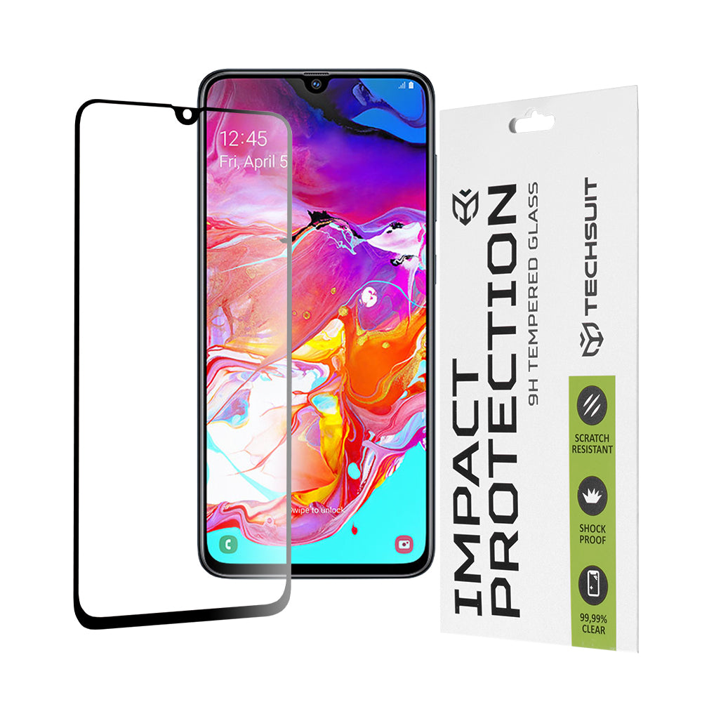 Folie sticlă Techsuit 111D Galaxy A70 / A70s / A90, full glue 9H – imagine 1
