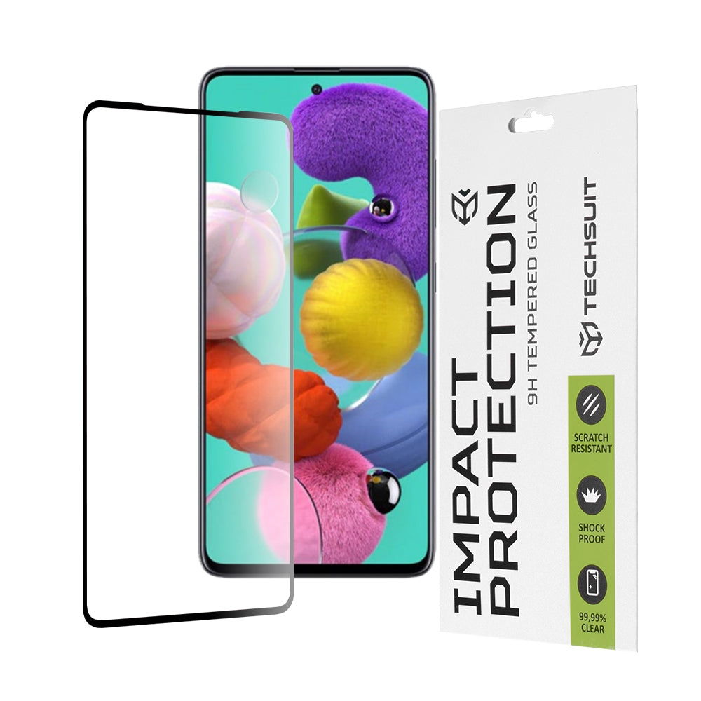 Folie sticlă Techsuit 111D Galaxy A51, full glue 9H – imagine 1