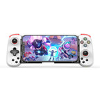 Controller cu suport telefon și tabletă, Bluetooth, alb – Techsuit D6 – imagine 1