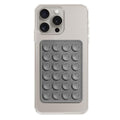 Ventuză silicon pentru telefon, selfie pe oglindă, gri – Techsuit PAD – imagine 1
