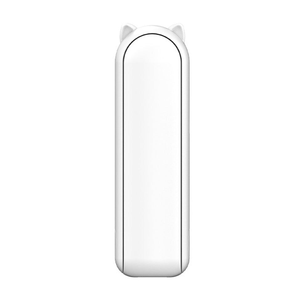 Mini ventilator pliabil cu power bank, 2000 mAh, alb – Techsuit HZ001 – imagine 2