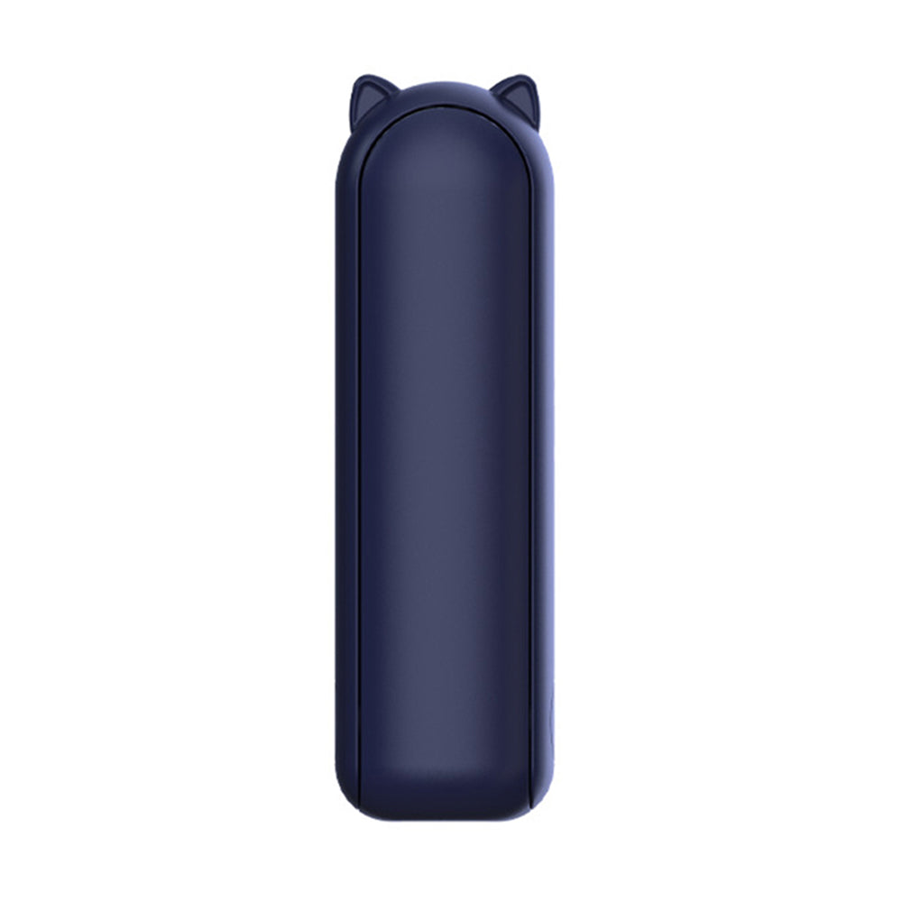 Mini ventilator pliabil cu power bank, 2000 mAh, albastru – Techsuit – imagine 1