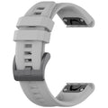 Curea Garmin Fenix 5/5 Plus 6/6 Pro/7 Techsuit W060, silicon, gri – imagine 1