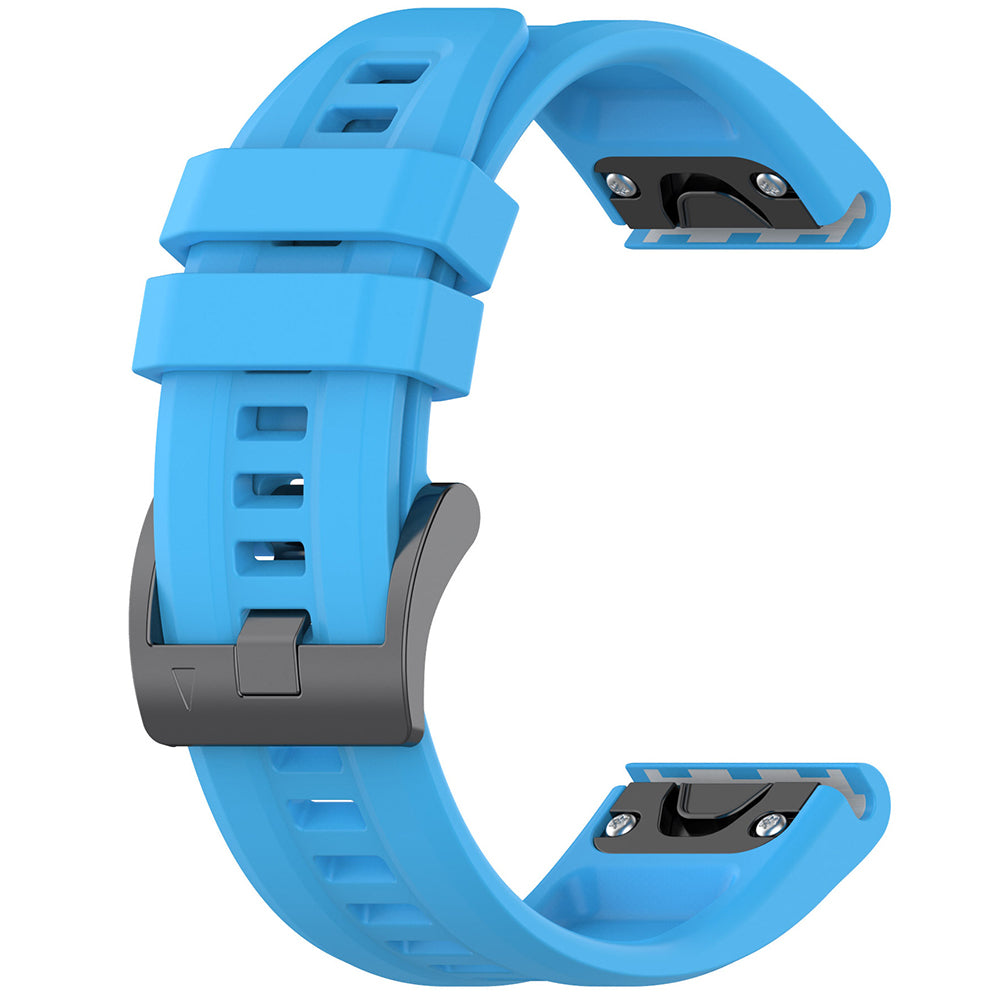 Curea W060 Garmin Fenix 3 / 5X–7X, QuickFit 26, albastru – Techsuit – imagine 1
