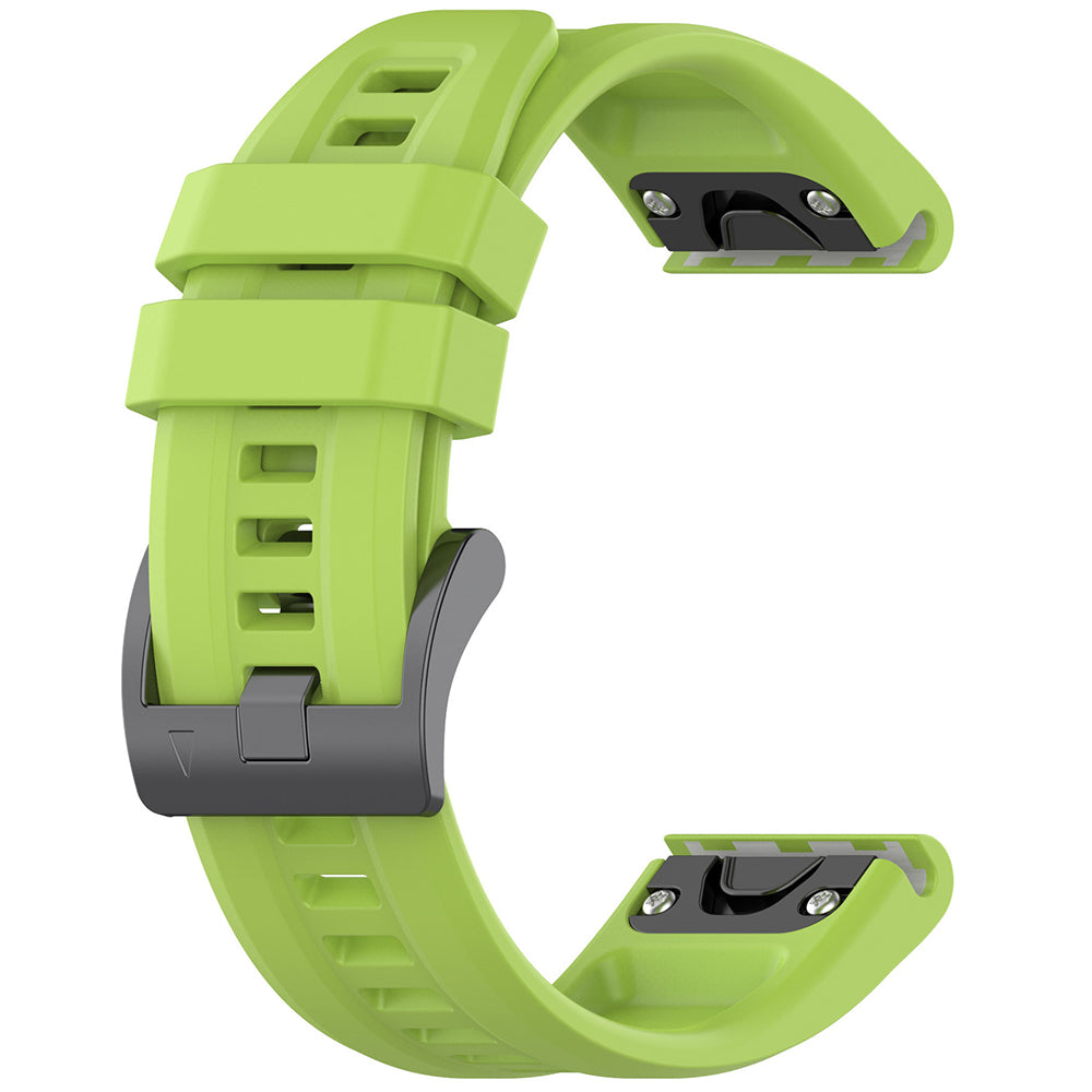 Curea Garmin Fenix 3/3 HR/5X Techsuit W060, silicon, verde deschis – imagine 1