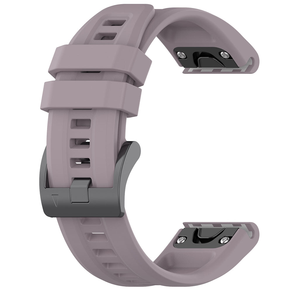 Curea Garmin Fenix 3/3 HR/5X/5X Plus/6X Techsuit W060, silicon, violet – imagine 1