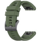 Curea Garmin Fenix 3/3 HR/5X Techsuit W060, silicon, verde închis – imagine 1