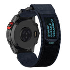 Curea Garmin Fenix 5/5 Plus 6/6 Pro/7 Techsuit W057, bleumarin – imagine 1