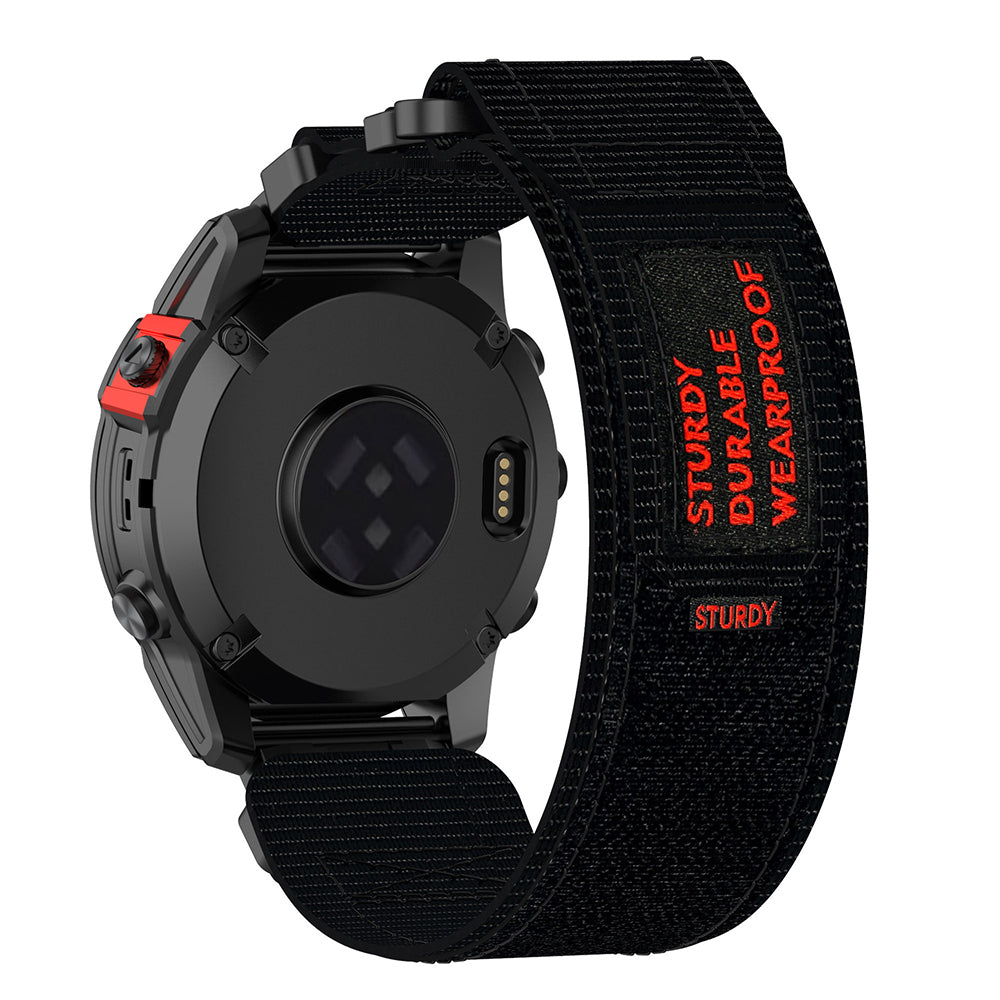 Curea Garmin Fenix 3/3 HR/5X/5X Plus/6X/6X Pro/7X Techsuit W057, negru – imagine 1