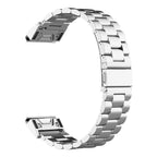 Curea Garmin Fenix 5/5 Plus 6 Techsuit W010, oțel inoxidabil, argintiu – imagine 1