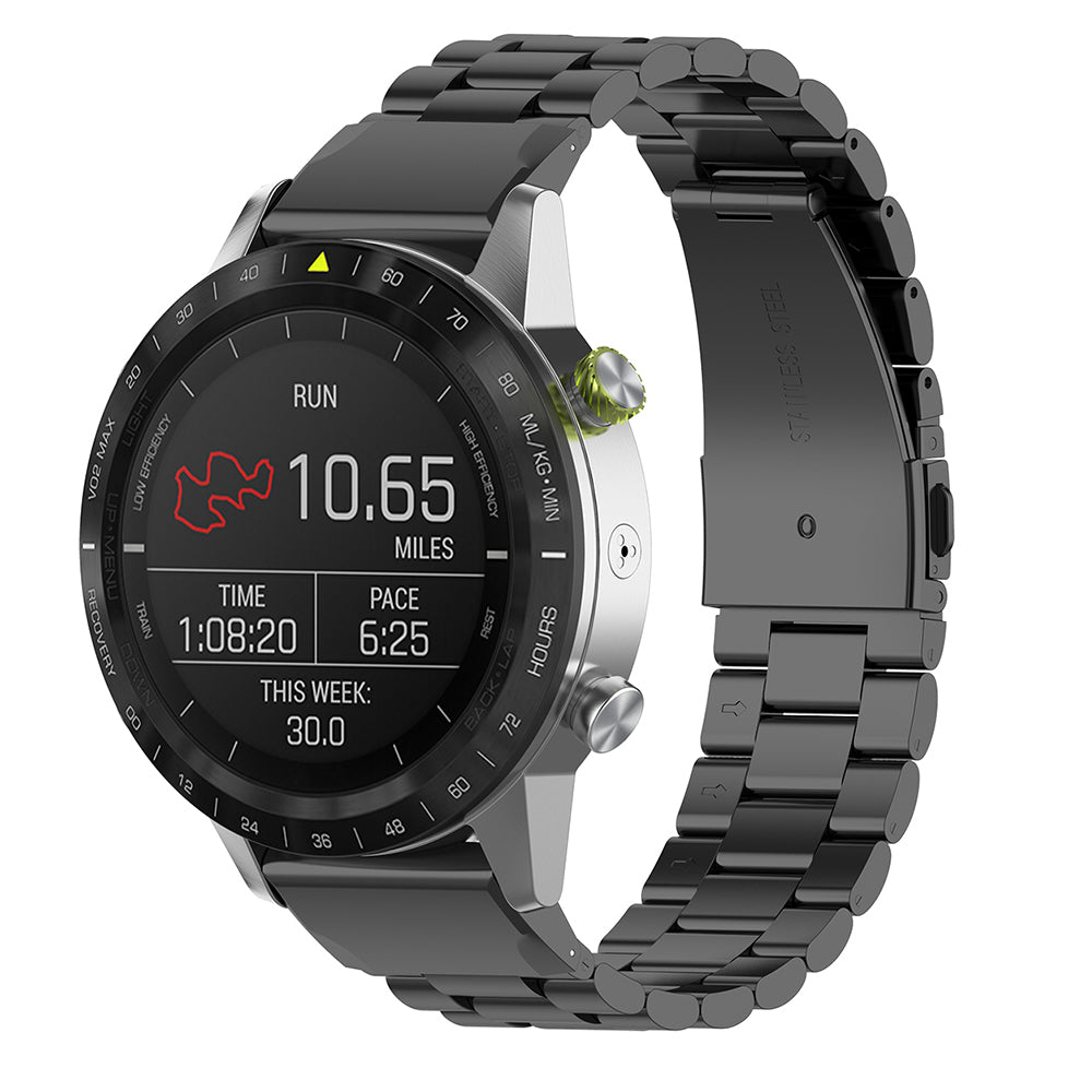 Curea Garmin Fenix 3/3 HR/5X Techsuit W010, oțel inoxidabil, negru – imagine 3