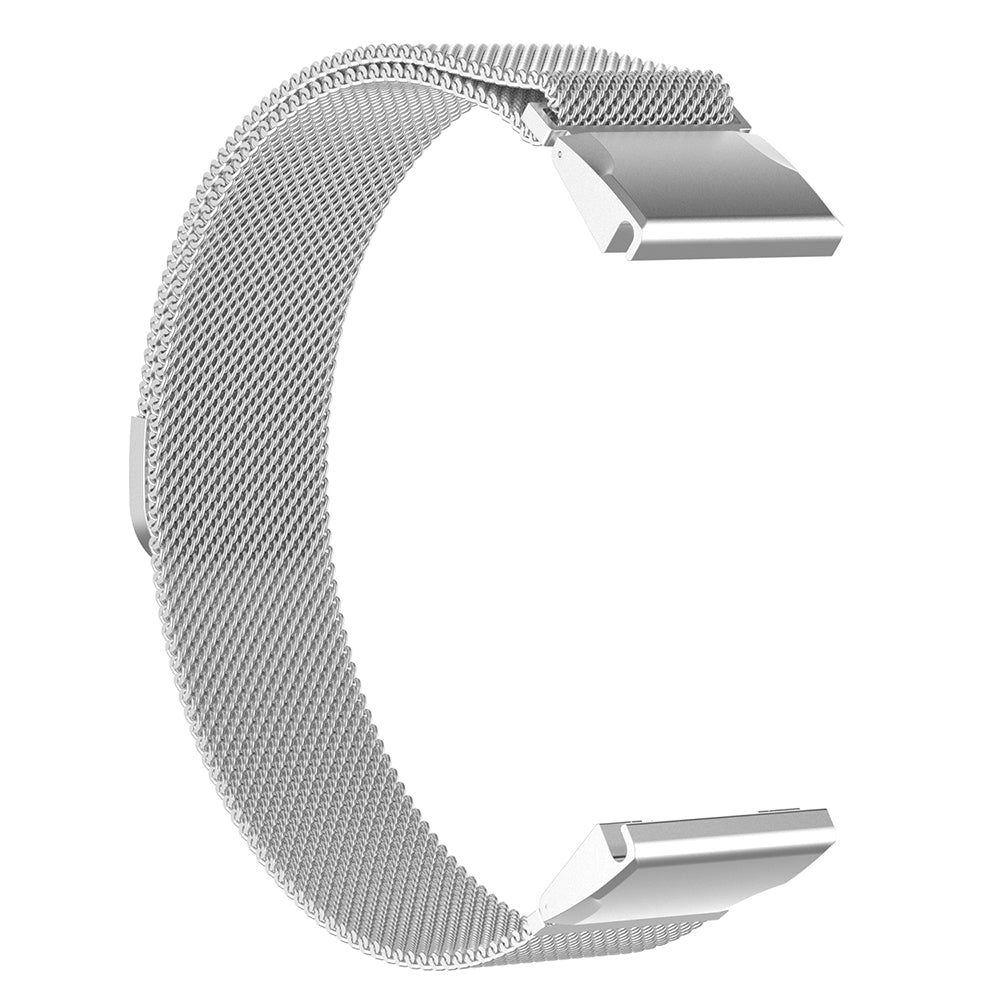 Curea Garmin Fenix 5/5 Plus 6 Techsuit W009, oțel inoxidabil, argintiu – imagine 2