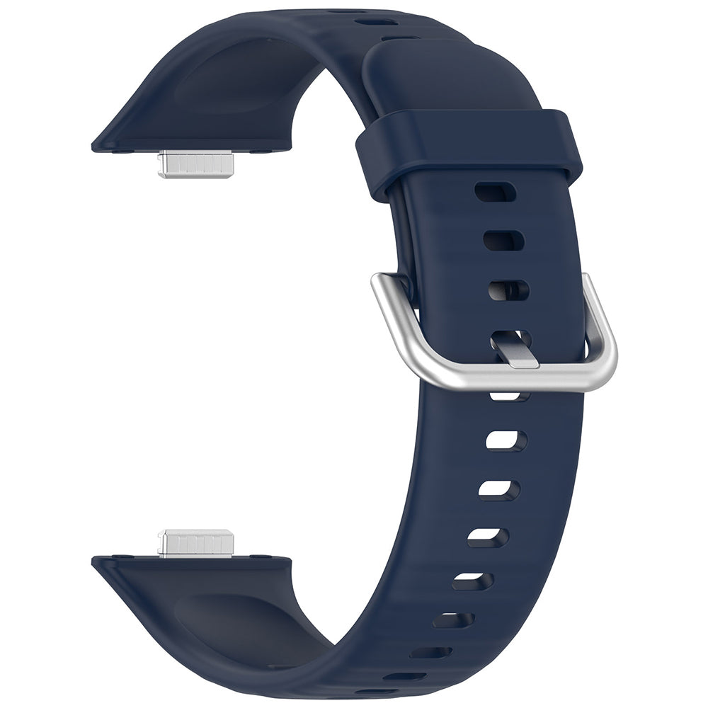 Curea W061 Huawei Watch Fit 3 / Fit 4 / Fit 5, bleumarin – Techsuit – imagine 2