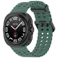 Curea Samsung Galaxy Watch Ultra 47 mm Techsuit W062, silicon, verde – imagine 1