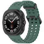 Curea Samsung Galaxy Watch Ultra 47 mm Techsuit W062, silicon, verde – imagine 1