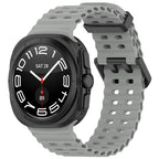 Curea Samsung Galaxy Watch Ultra 47 mm Techsuit W062, silicon, gri – imagine 1