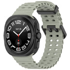Curea Samsung Galaxy Watch Ultra 47 mm Techsuit W062, silicon, verde – imagine 1